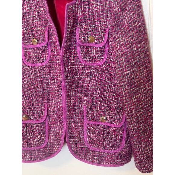 J. Crew Autumn Tweed Fitted Jacket Blazer 8 - Picture 5 of 10